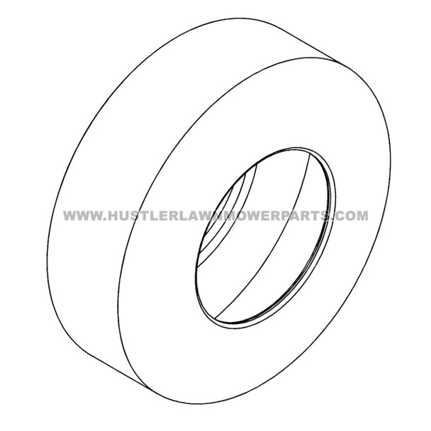 HUSTLER 600692 - TIR 20X8.00-10 B4R GRMR - Image 2