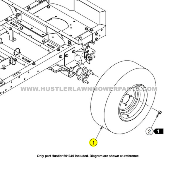 Parts lookup Hustler 601349 Tire and Wheel 20X12.00-10 OEM diagram Parts lookup Hustler 601349 Tire and Wheel 20X12.00-10 OEM diagram