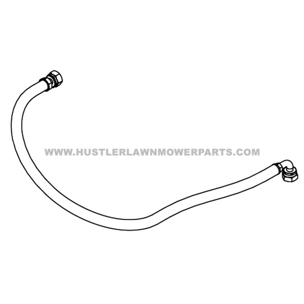 HUSTLER 601547 - HOSE OIL FILTER RELOC - Image 2