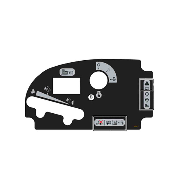 HUSTLER 601811 - DECAL DASH INSTRUMENT - HUSTLER genuine Part Number 601811