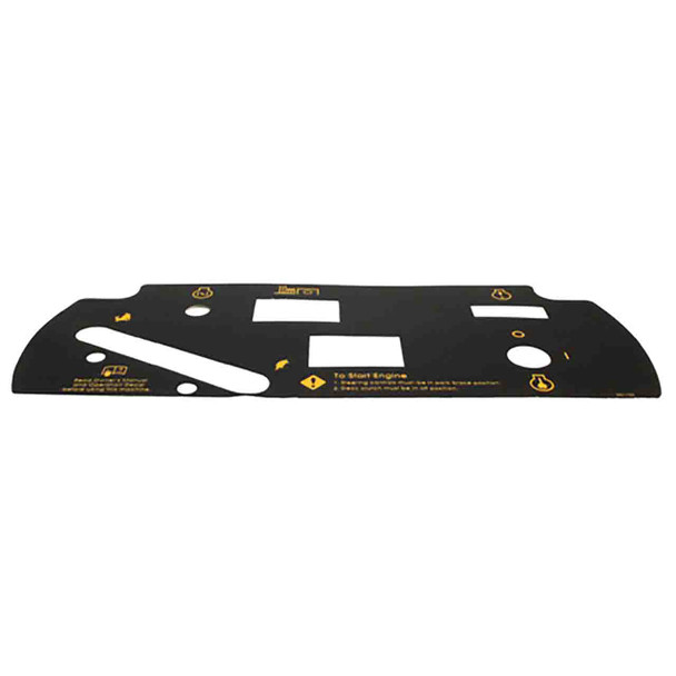 HUSTLER 602233 - DECAL INST PANEL - HUSTLER genuine Part Number 602233