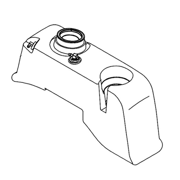 HUSTLER 603088 - TANK FENDER L.H. - HUSTLER genuine Part Number 603088