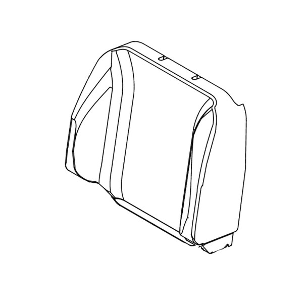 HUSTLER 603692 - SEAT BACK COVER - HUSTLER genuine Part Number 603692