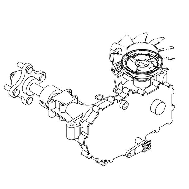 HUSTLER 604432 - ZT3100 24.74:1 LH TRANS - Image 1