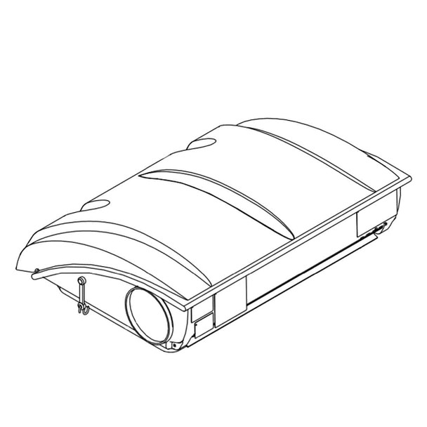 HUSTLER 607410 - SVC CATCHER LID - HUSTLER genuine Part Number 607410