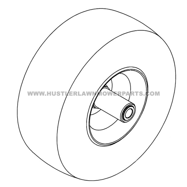 HUSTLER 605197 - TIR/WHL 13X6.50-6 SLV - Image 2