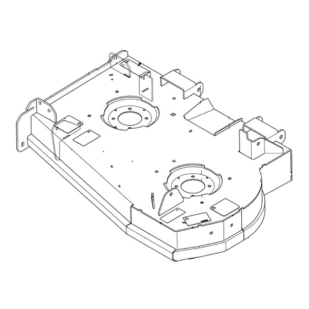 HUSTLER 555066 - SVC DECK DECAL 36" SD - HUSTLER genuine Part Number 555066