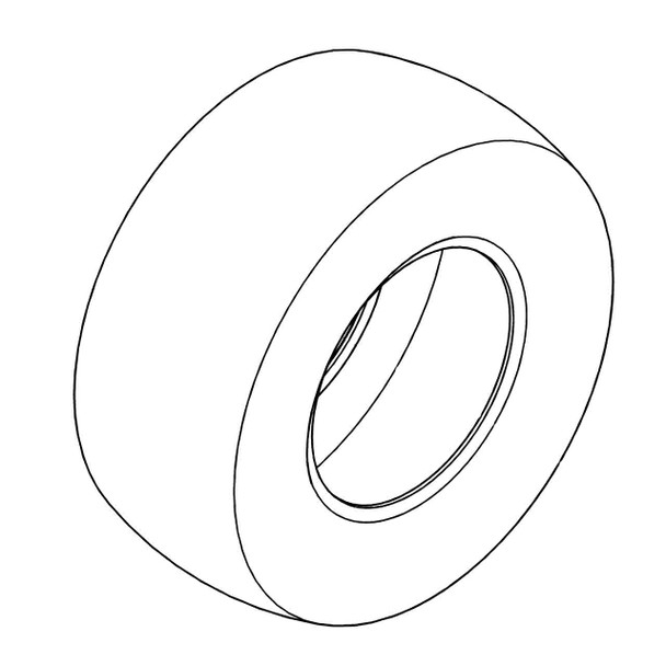 HUSTLER 607799 - TIRE 20X10.00-10 B4R BGBT - HUSTLER genuine Part Number 607799