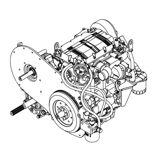 HUSTLER 200410 - ENGINE KOH KDW1003 - HUSTLER genuine Part Number 200410