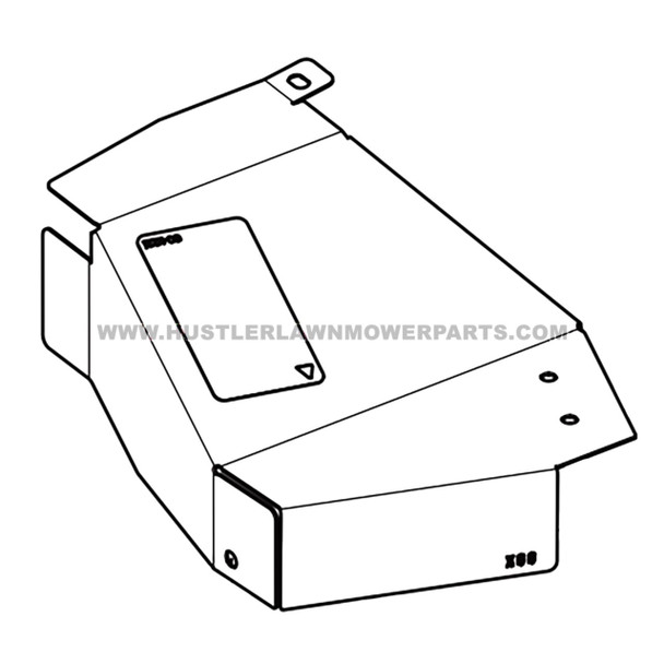 HUSTLER 555649 - 60 BELT COVER - Image 2