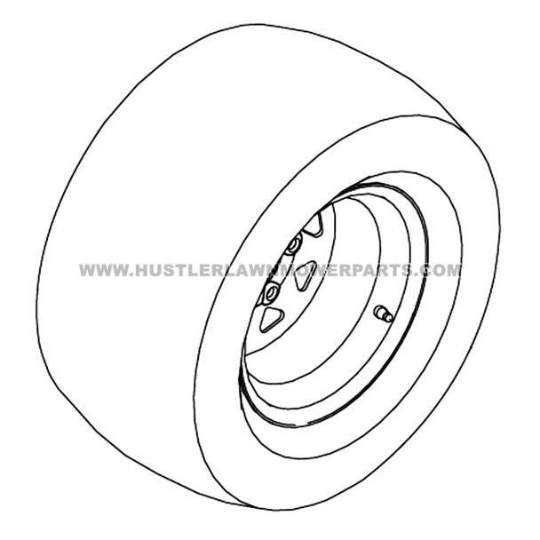 HUSTLER 607535 - TIR/WHL 24X12.00-12 BLK - Image 2