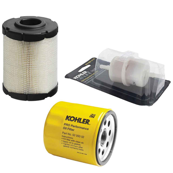 Hustler Fastrak 54 & Fastrak RD 54 Kohler Confidant Series ZT730 23 HP Filter Kit OEM