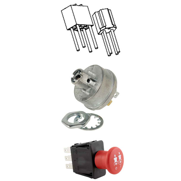 Wire Harness Kit For Hustler Dash XD Kawasaki FR600 (18hp) 48"