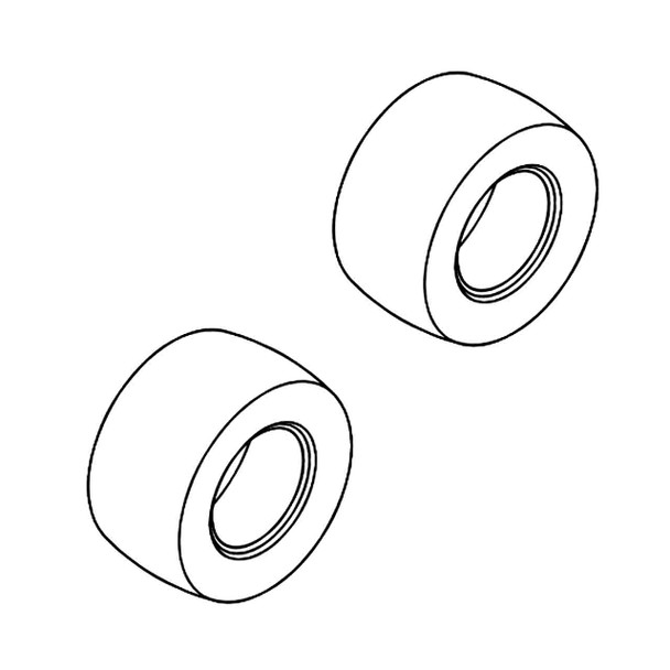 Rear Tire Kit For FasTrak SDX Hustler Mower Model 941674 IMAGEN