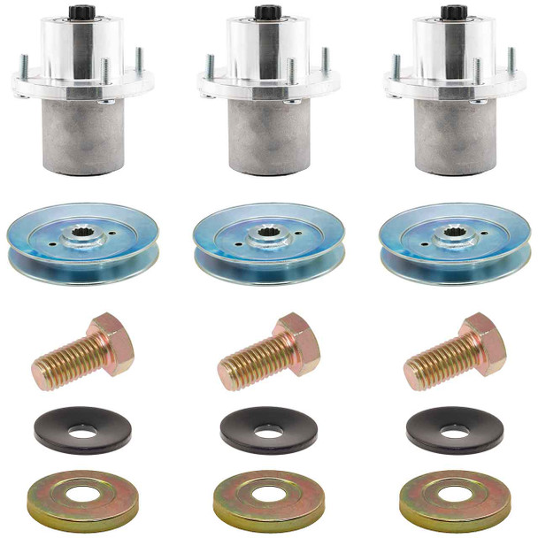 Complete Spindle Kit With Pulleys For Hustler TrimStar 60" Model 942276