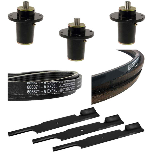 Spindle and Blade & Belt Kit For Hustler Hustler Super S 60" Model 943175