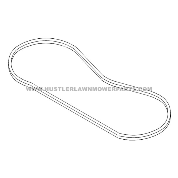 HUSTLER 742767 - BELT B 44.46" EL - Image 2