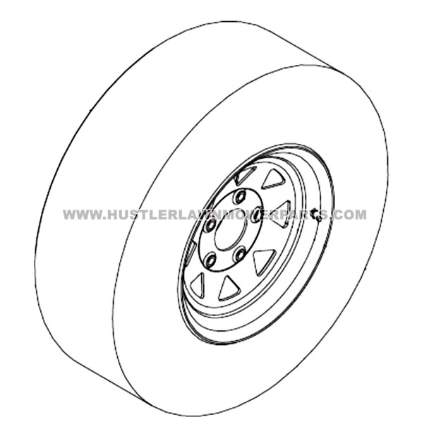 HUSTLER 784058 - TIR/WHL 24X12.00-12 SLV - Image 2