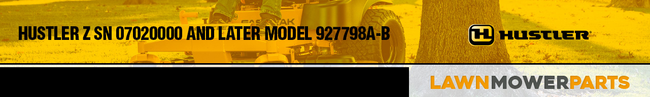 HUSTLER Z SN 07020000 and later Model 927798A-B