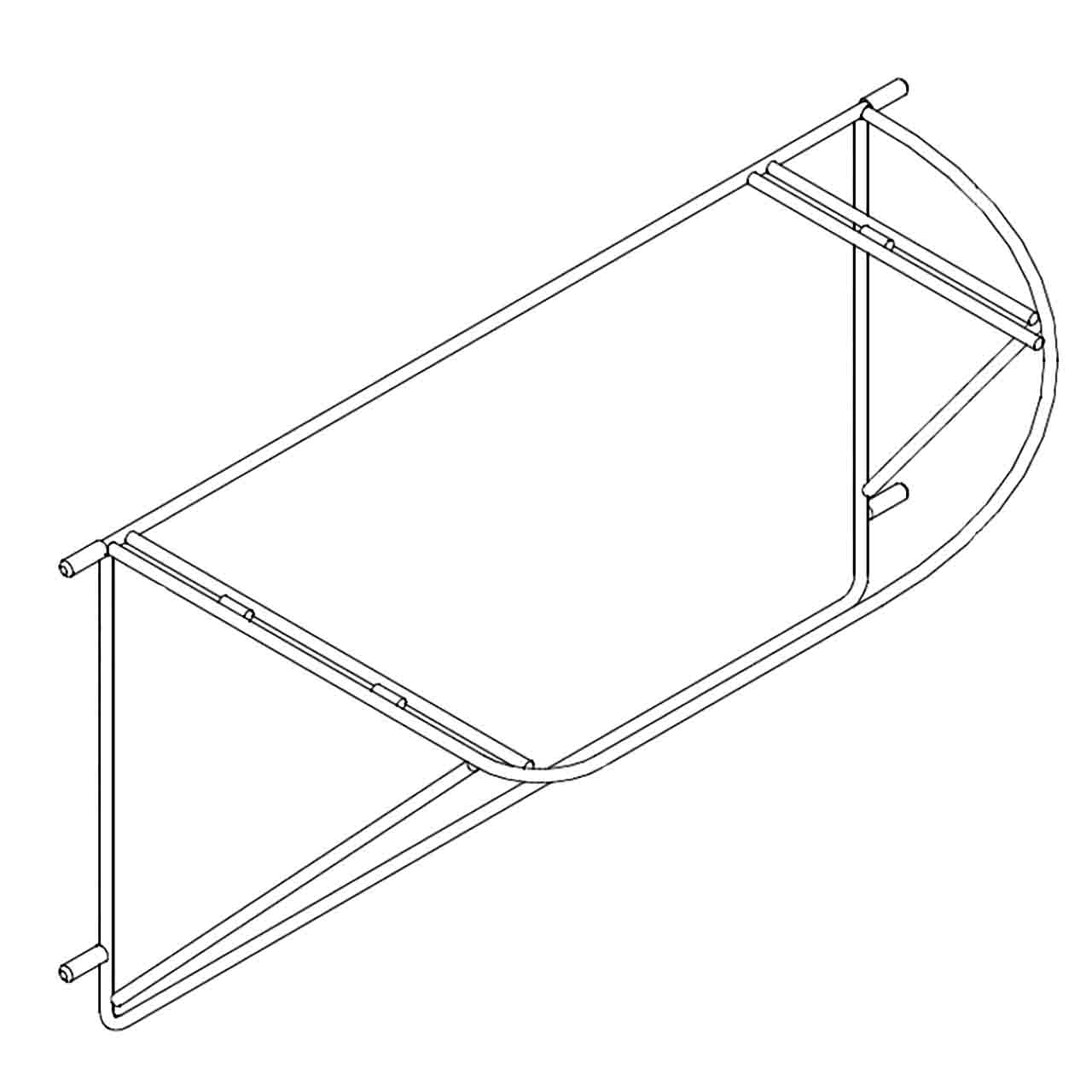 109917 - BAG FRAME W/A - HUSTLER Genuine Part