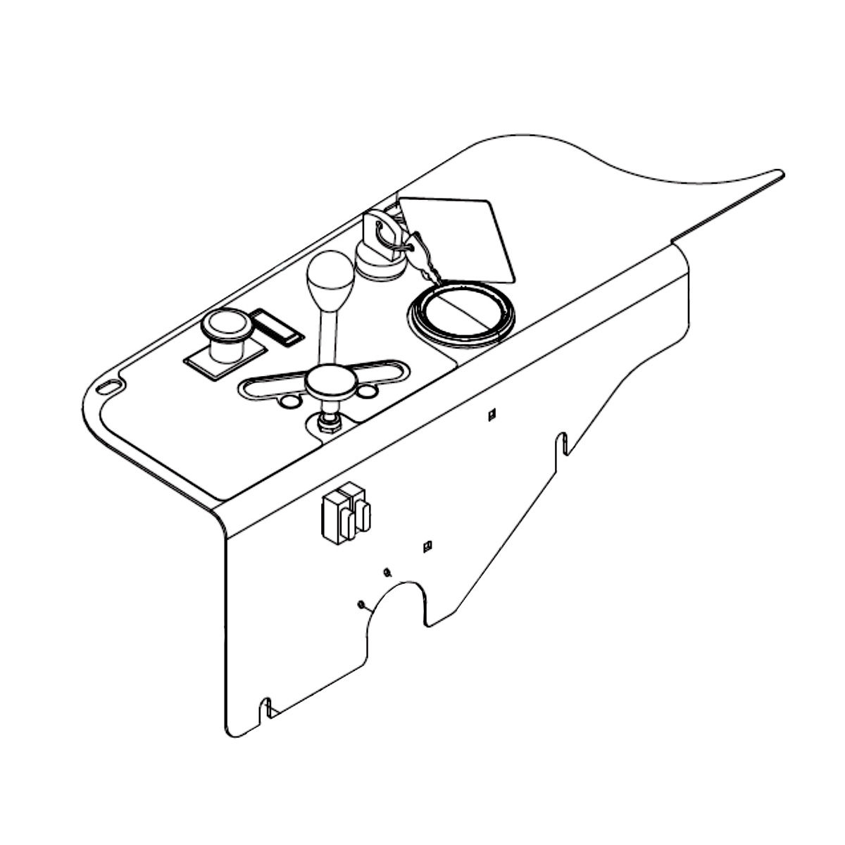 554472 - SVC INSTR. PANEL X1 - HUSTLER Genuine Part