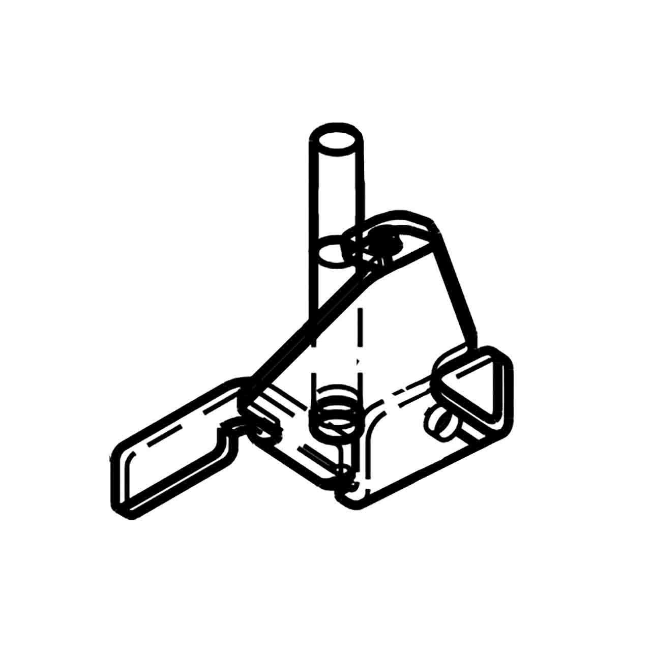 yu＊M 108467 - BRAKE ARM W/A R MNZ - HUSTLER Genuine Part