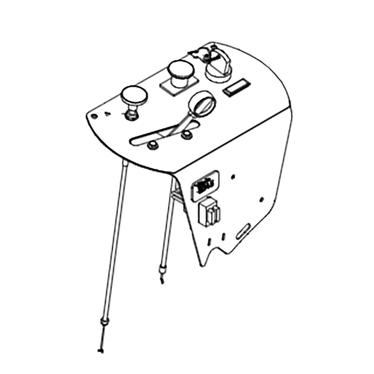HUSTLER 110151 INSTR PANEL W/CONTROLLE - Genuine Part