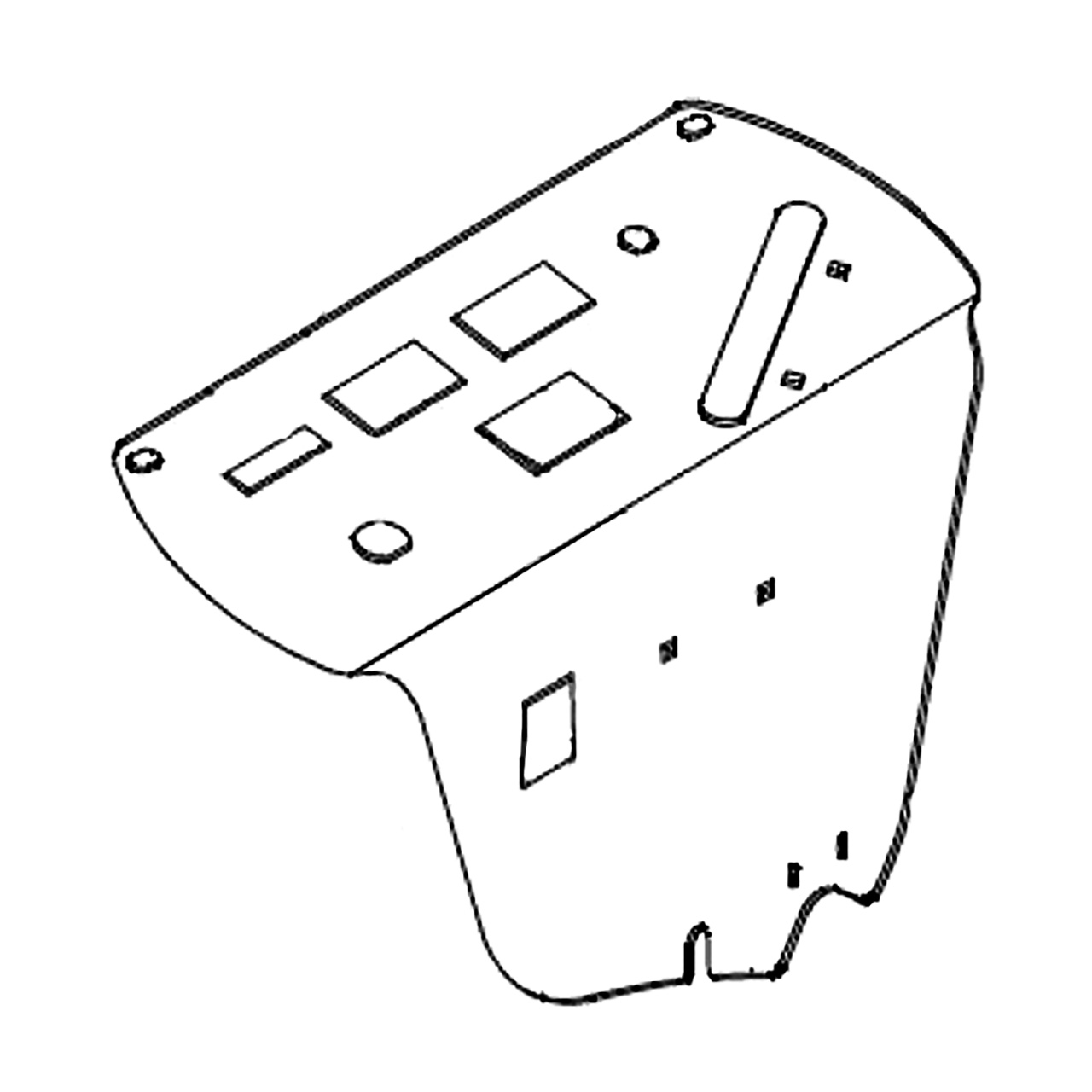 550454 - SVC PART INST PANEL X - HUSTLER Genuine Part