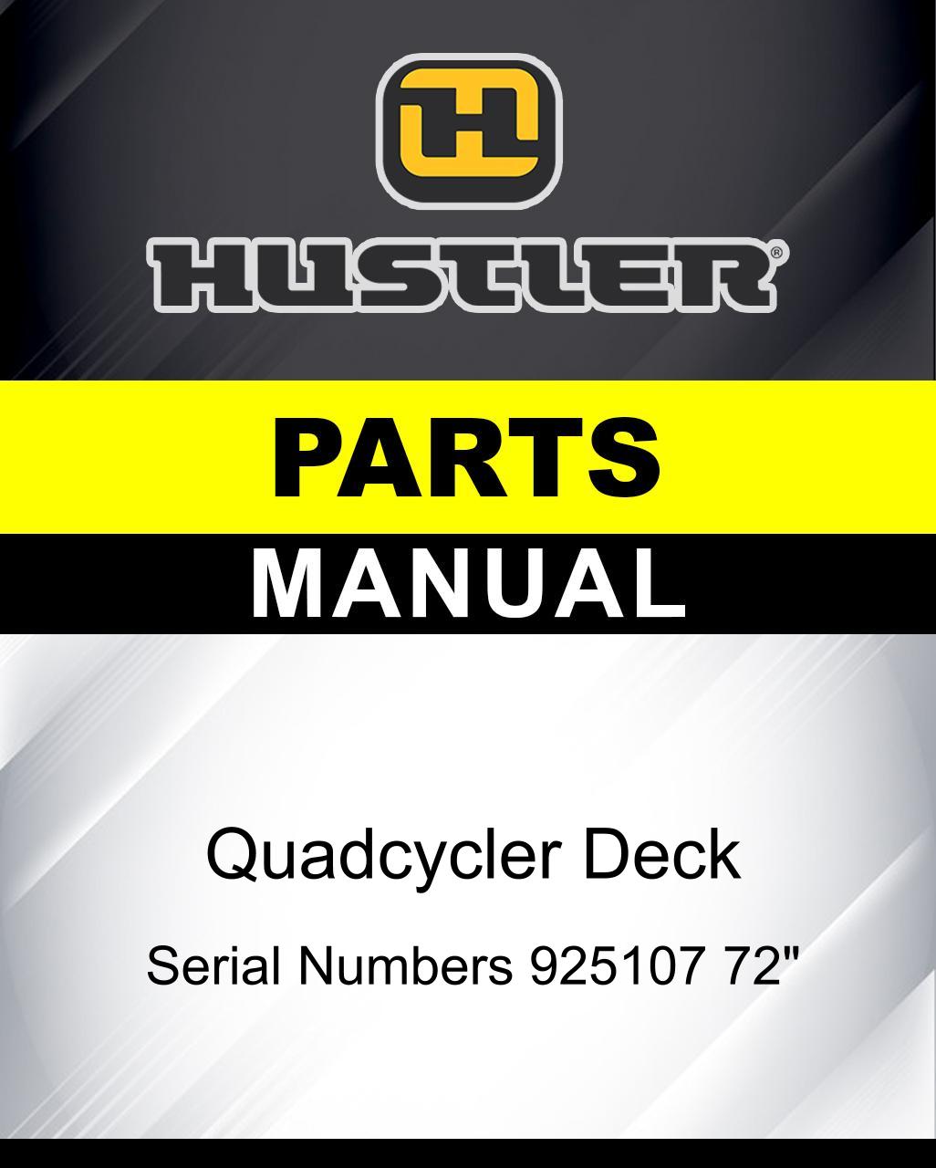 しょうページ Hustler_Quadcycler_Deck_SN_925