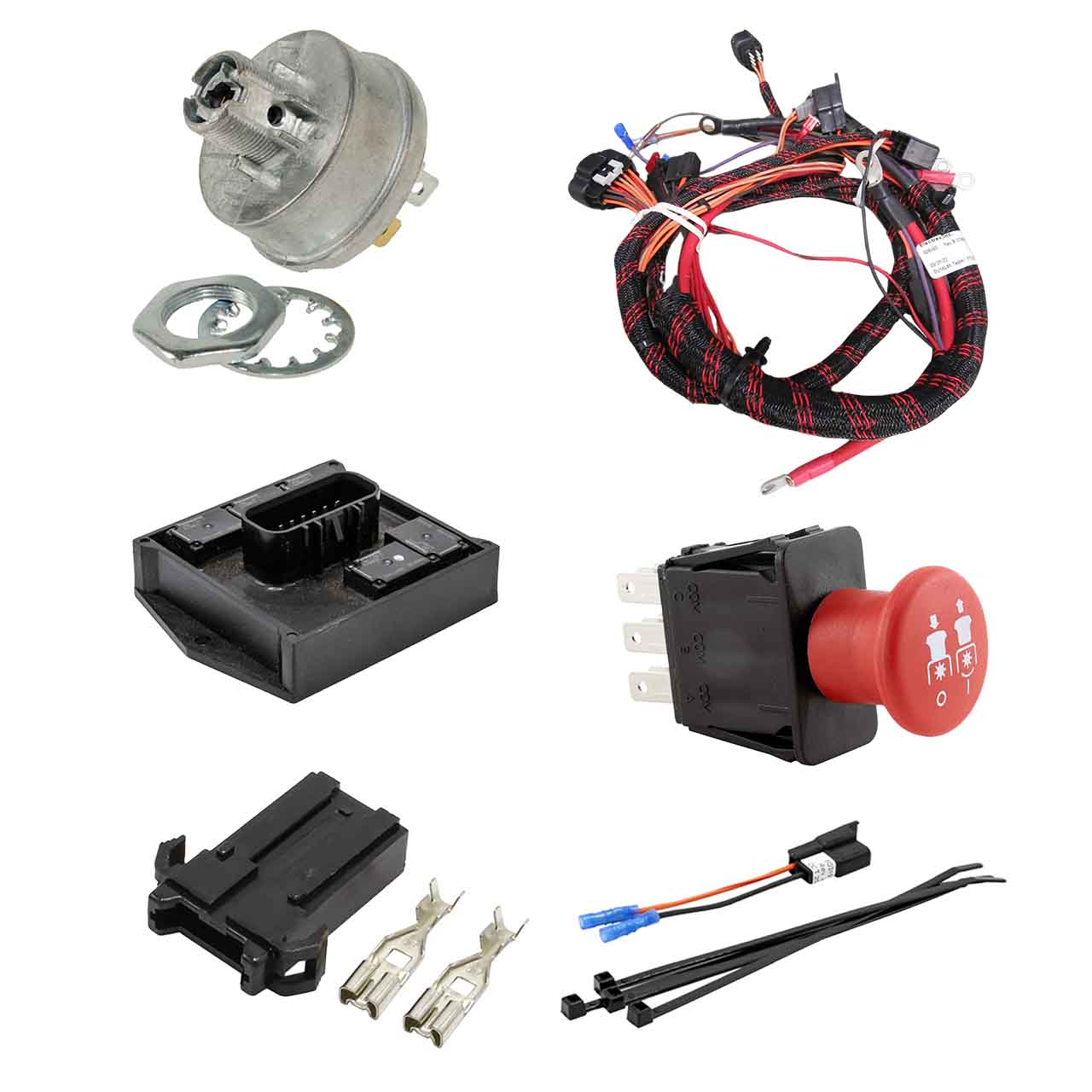 ウェア 808 Wire Harness Kit For Hustler SurferPro Kawasaki FS541 (15hp) 34