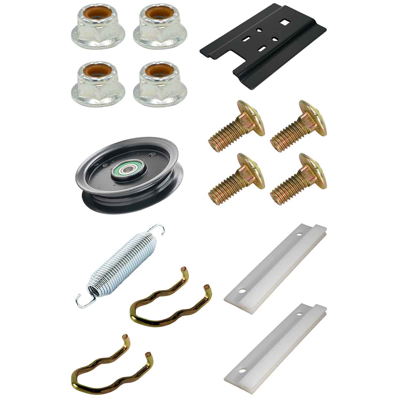 Idler Slide Complete Kit With Pulley For Hustler Mower Raptor XD