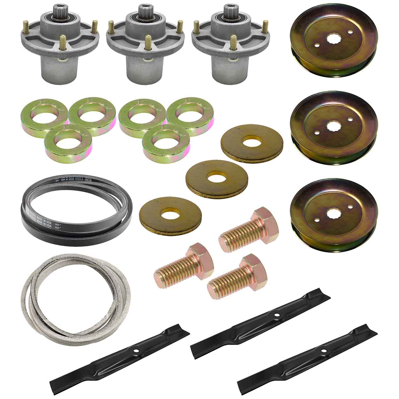 Complete Deck Moving Parts Maintenance Kit For Hustler Raptor XD