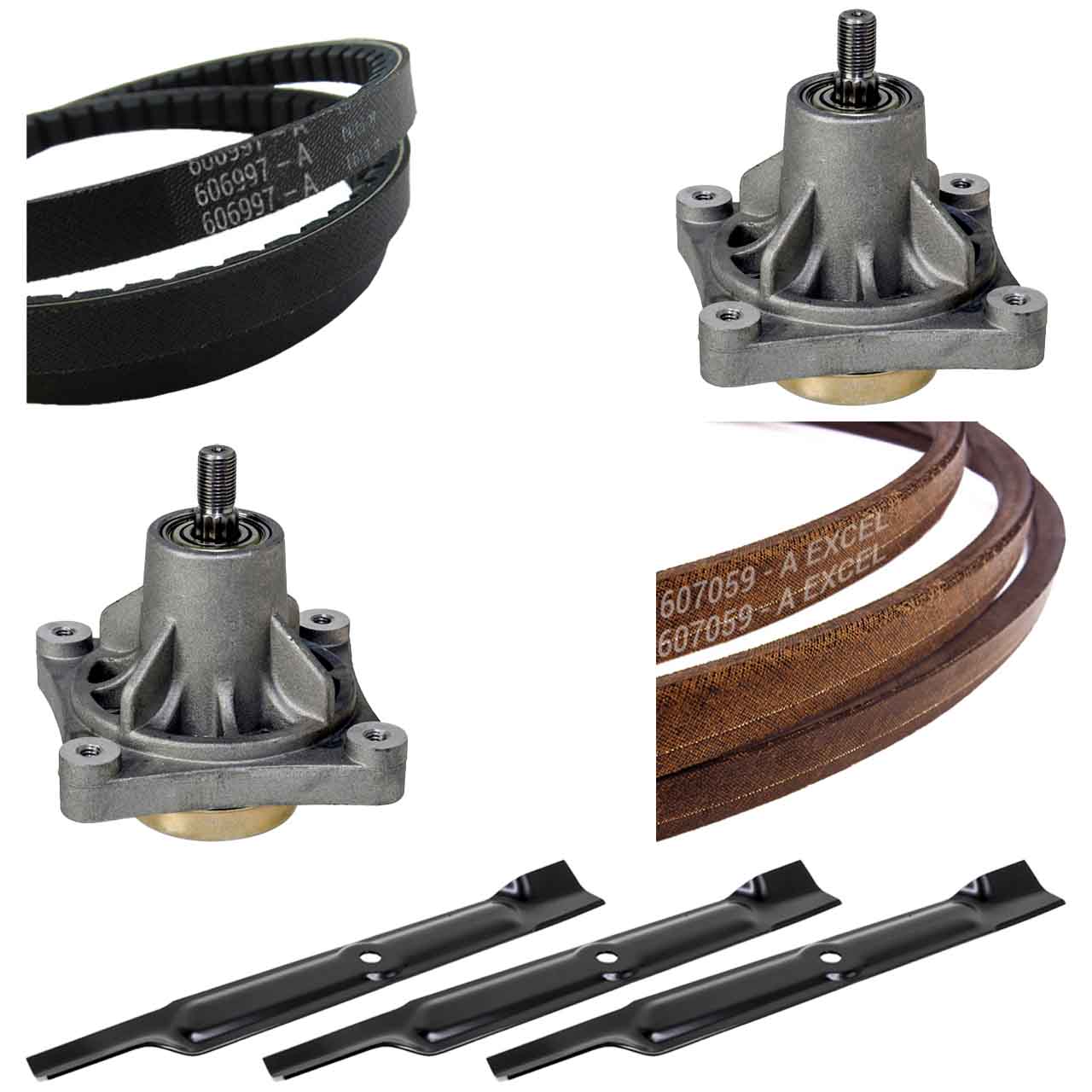 Spindle and Blade & Belt Kit For Hustler Dash XD 42