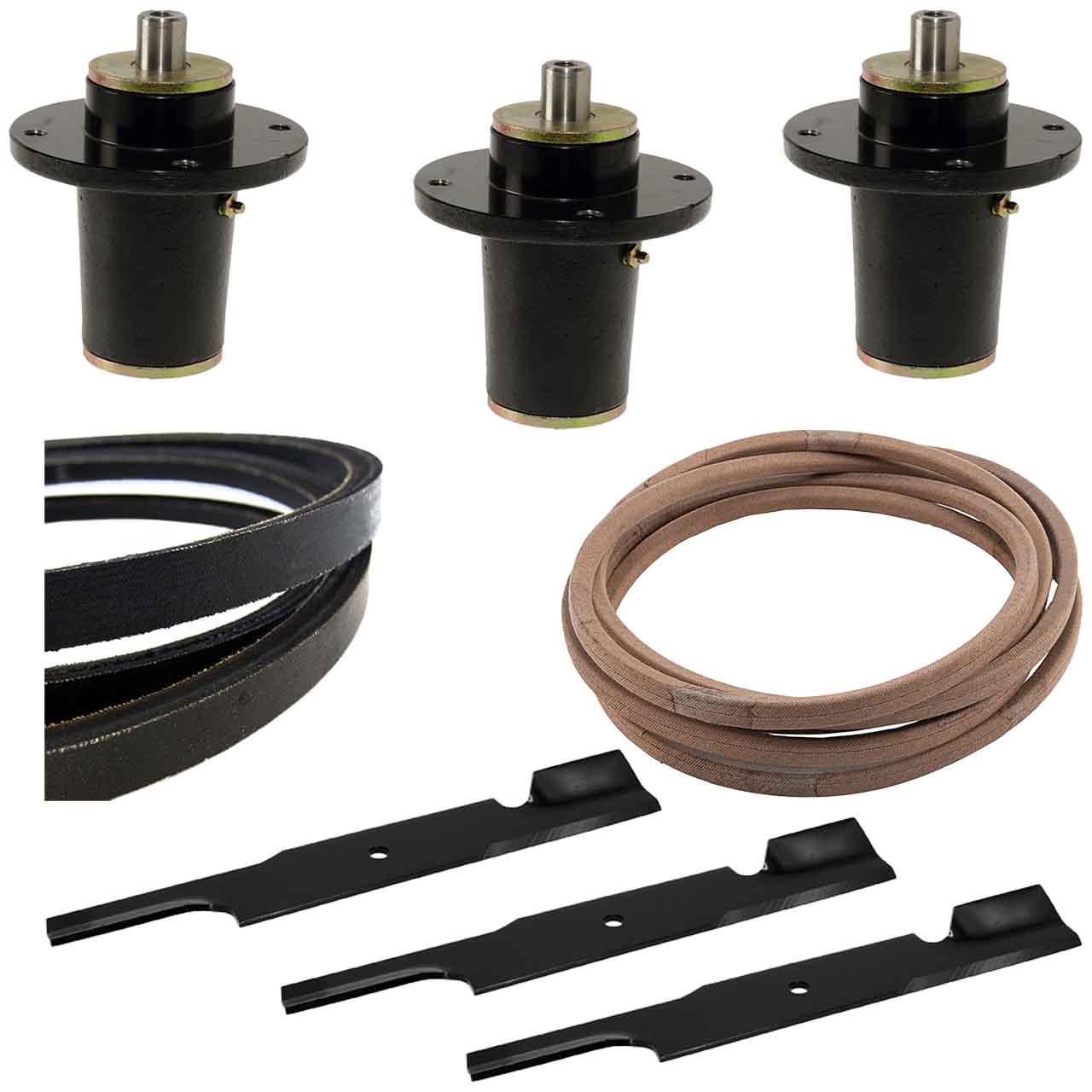 6Fエレベーターバランスバンドセット Spindle and Blade & Belt Kit For Hustler X-Ride 60