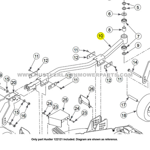 Hustler 122121 - Wheel Tube OEM | Hustler Lawnmower Parts