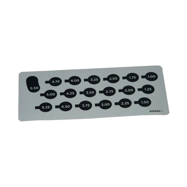 【⑨】　コースター HUSTLER 606452 DECAL DECK HEIGHT - Genuine Part