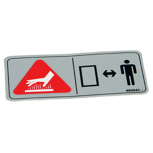 HUSTLER 602041 DECAL HOT - Genuine Part