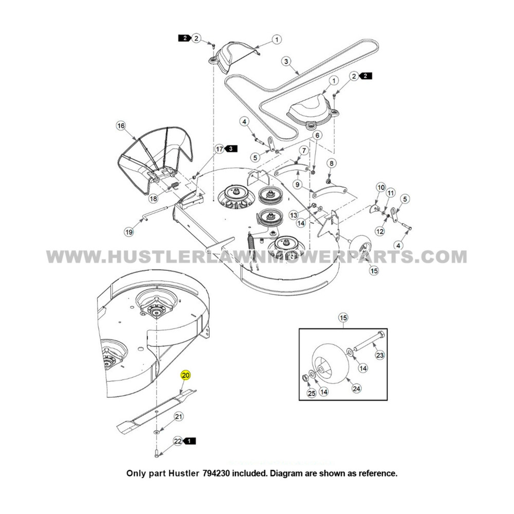 FASTRAK 60 BLADES 794230 OEM