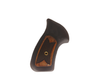 Altamont Ruger GP-100 Compact Rubber Grip with Super Walnut Checkered Inserts