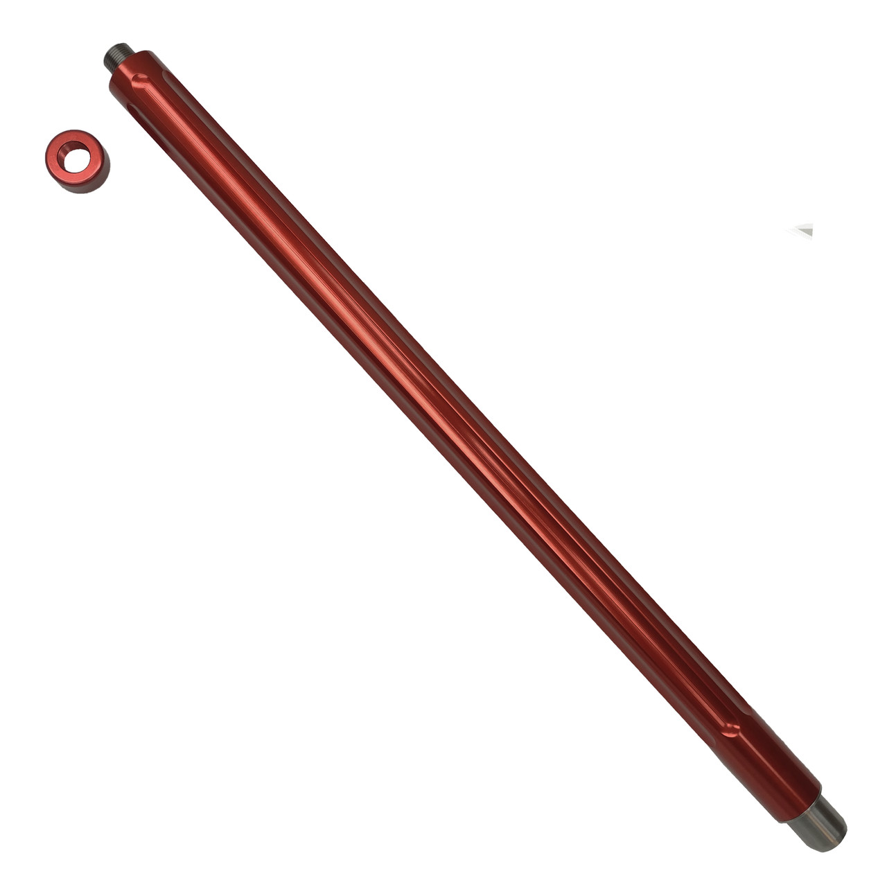 Pike Arms 16.5" Red Lightweight Fluted TE Bull (.920) SS Barrel Ruger 10/22, TCR22 Rifle