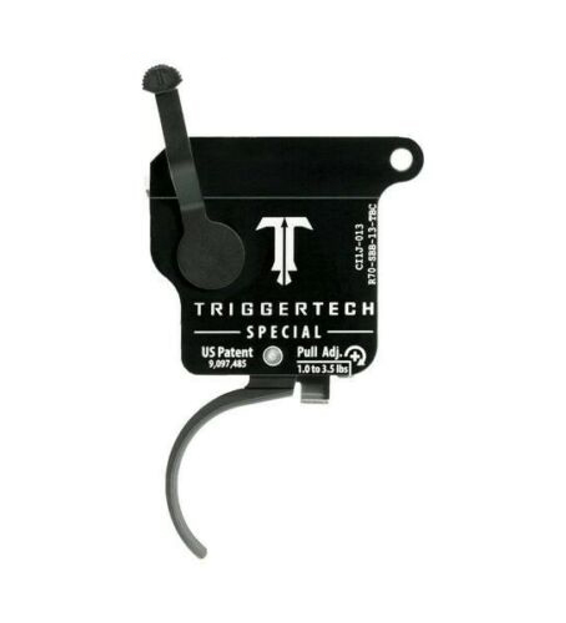 TriggerTech Remington 700 Primary Curved PVD Black Single Stage Trigger