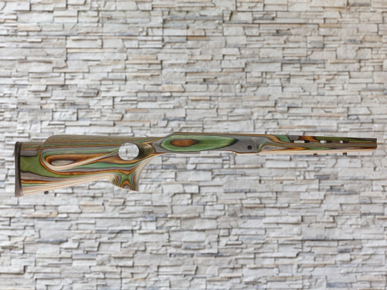 Boyds Left Handed Featherweight Camo Stock Ruger American SA Rifle