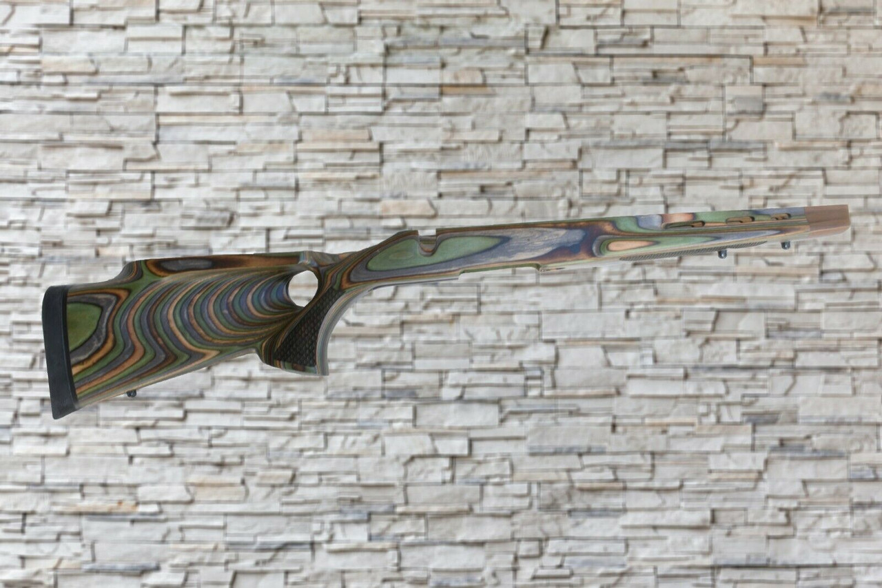 Boyds Featherweight Camo, Scale Texture, Walnut Tip Stock Ruger American Short Action Rifle