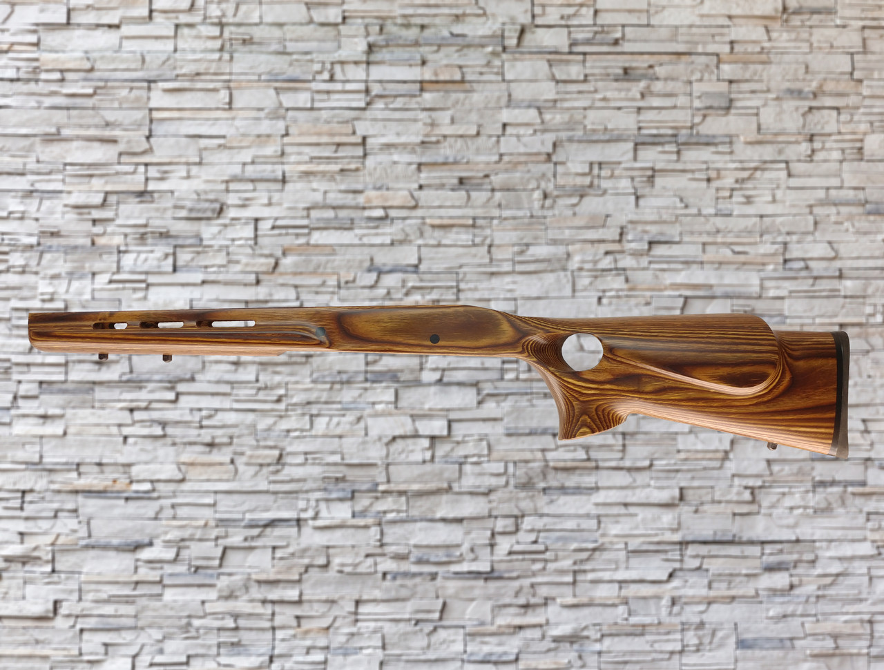 Boyds Varmint Thumbhole Nutmeg Stock CZ 550 SA Bull Barrel DBM Rifle