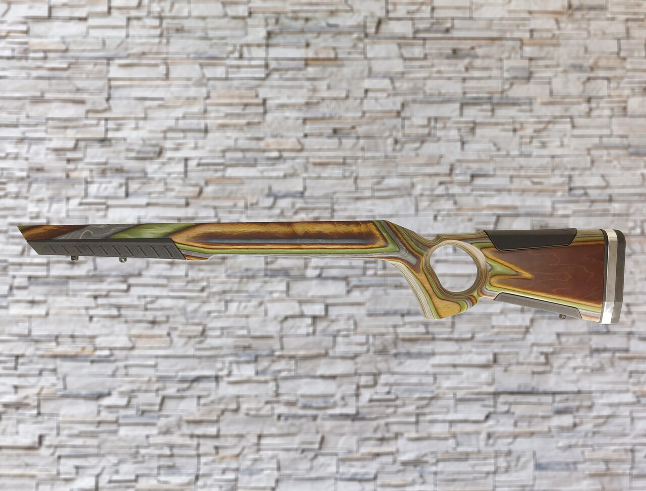  At One Thumbhole Camo Stock Savage 93E/R/MKII Bull Barrel Rifle