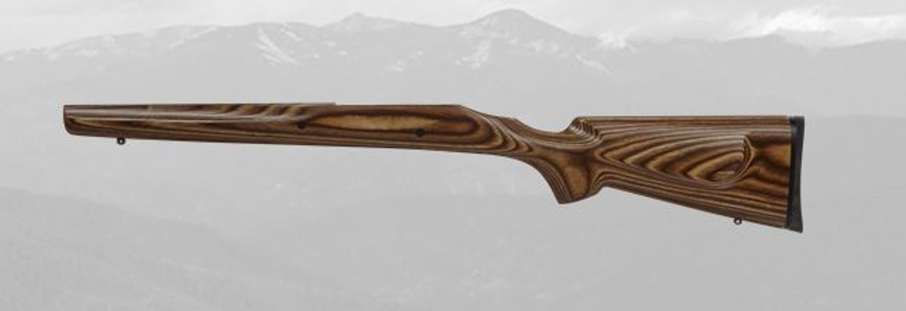 Boyds Classic Nutmeg Stock Savage A17/A22 WMR Bull Barrel Rifle