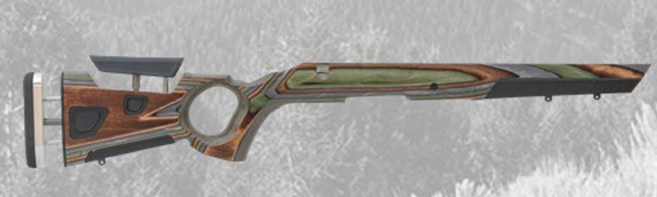 Boyds At-one Thumbhole Forest Camo Stock Remington 783 SA Bull Barrel Rifle