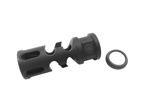 PWS FSC30 Compensator .308/.300BLK/6.5 Creedmoor 5/8x24 Black 4140 Steel