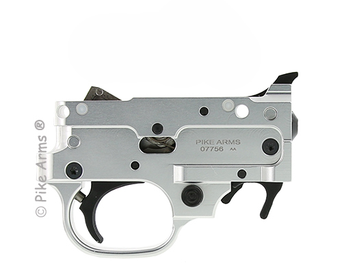Pike Arms Silver Adjustable Receiver Fit Match Grade Complete Trigger Assembly Ruger 10/22