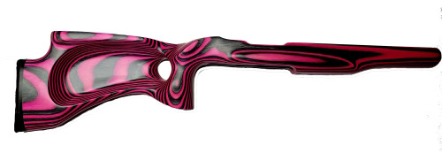 Revolution Yukon Pink/Black Stock Ruger 10/22, T/CR22 Bull Barrel Rifle